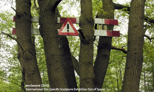 Cornelia KONRADS, enclosure (2010) . International Site Specific Sculpture Exhibition Out of Space